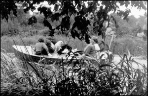 The canal at Shackerstone in the late 50's early 60's.     